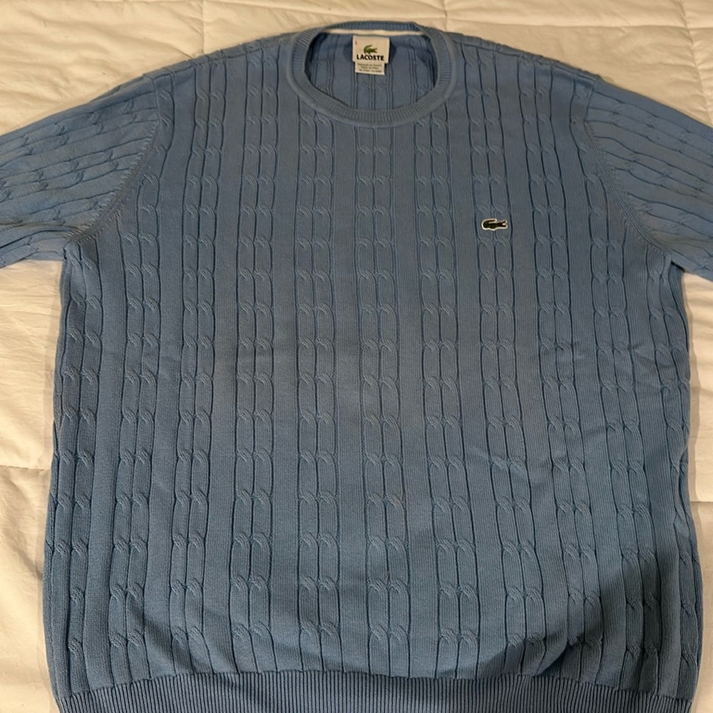 Lacoste cotton sweater size 5